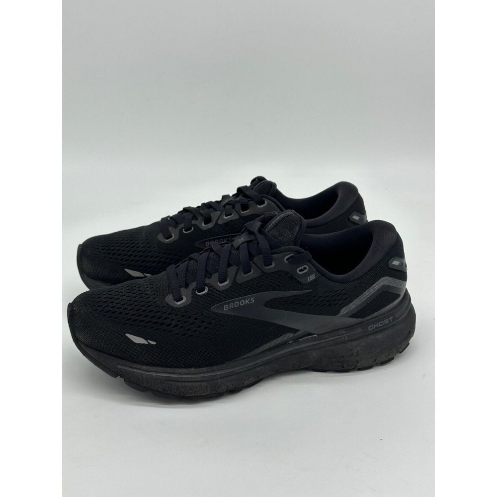 Brooks Shoes Women 8.5 Wide D Black Ghost 15 Training Run Sneakers